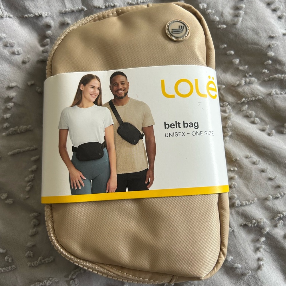 Lole Beige Belt Bag